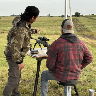 Ian Miner providing personalized one-on-one instruction