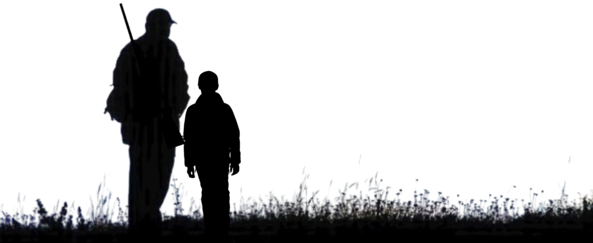 Father and son training together